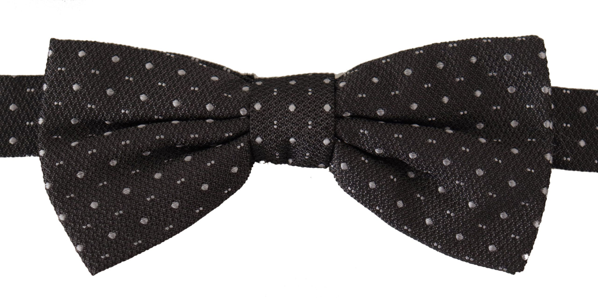 Dolce & Gabbana Elegant Polka Dot Silk Bow Tie - KALAJ