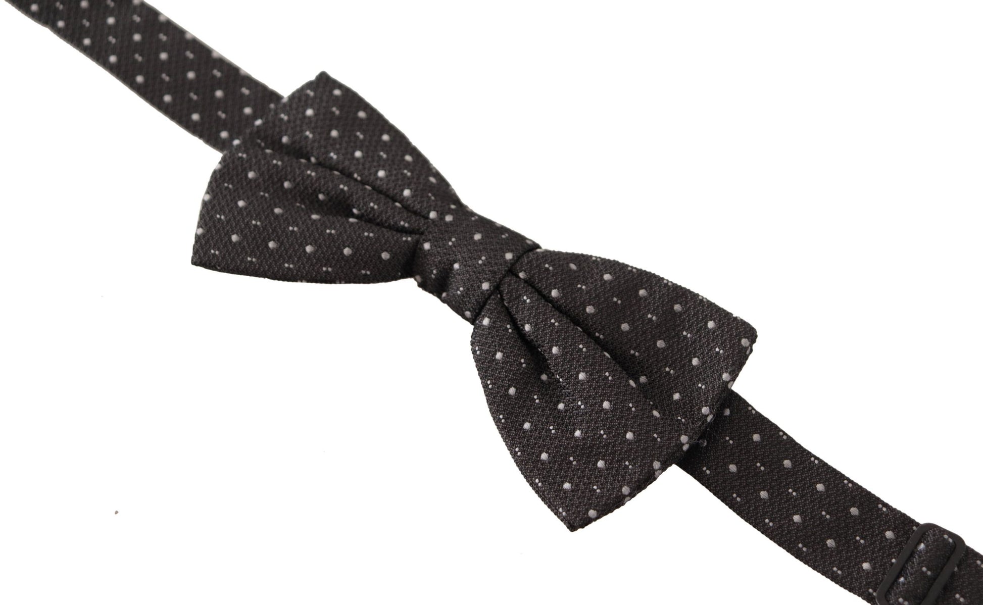 Dolce & Gabbana Elegant Polka Dot Silk Bow Tie - KALAJ