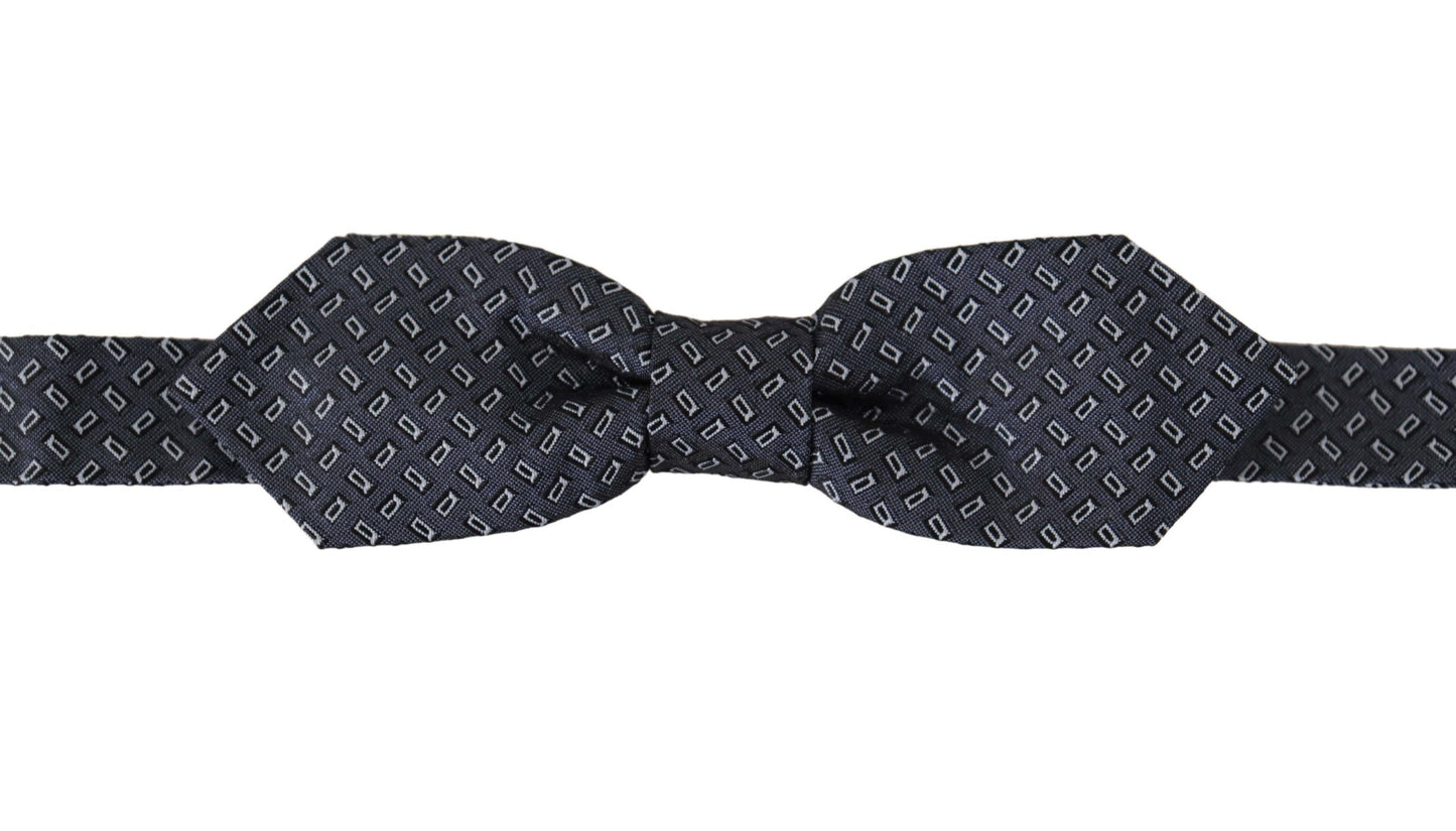 Dolce & Gabbana Elegant Polka Dot Silk Bow Tie - KALAJ