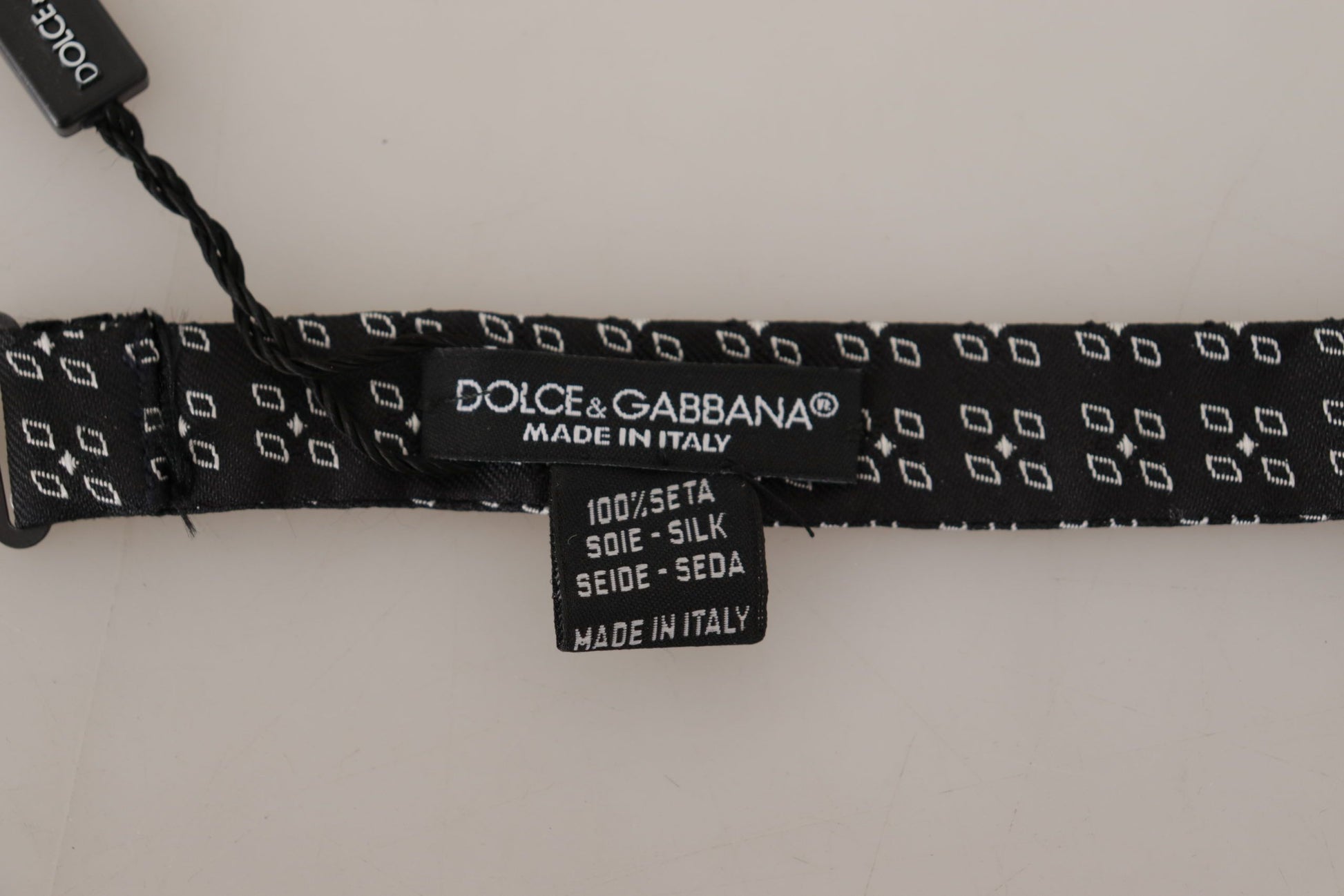 Dolce & Gabbana Elegant Polka Dot Silk Bow Tie - KALAJ