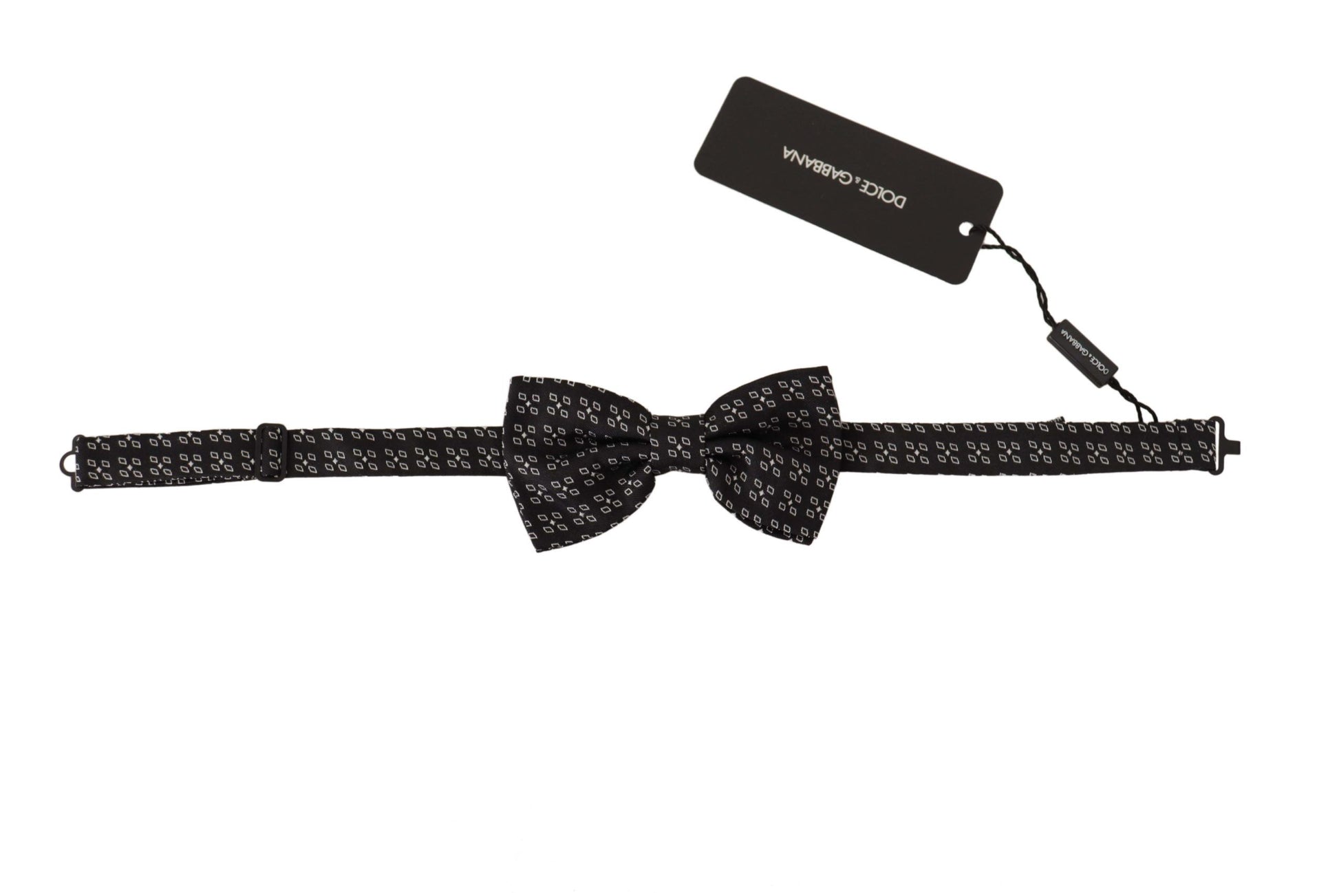 Dolce & Gabbana Elegant Polka Dot Silk Bow Tie - KALAJ