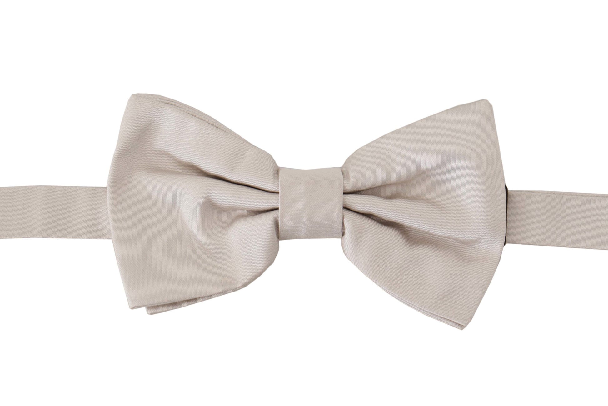 Dolce & Gabbana Exquisite Silk Gray Bow Tie - KALAJ