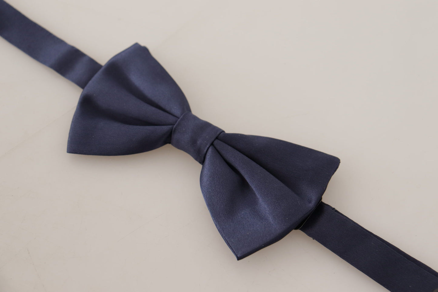 Dolce & Gabbana Stunning Silk Blue Bow Tie - KALAJ