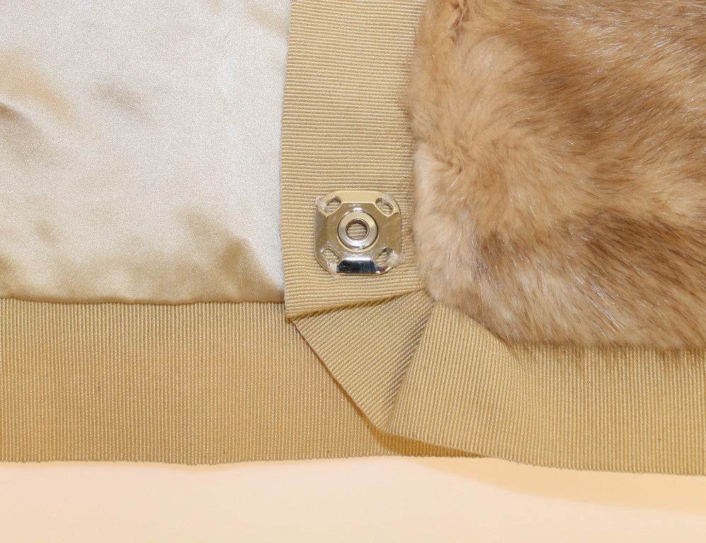 Dolce & Gabbana Exclusive Beige MINK Fur Scarf Wrap - KALAJ