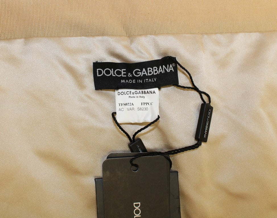 Dolce & Gabbana Exclusive Beige MINK Fur Scarf Wrap - KALAJ