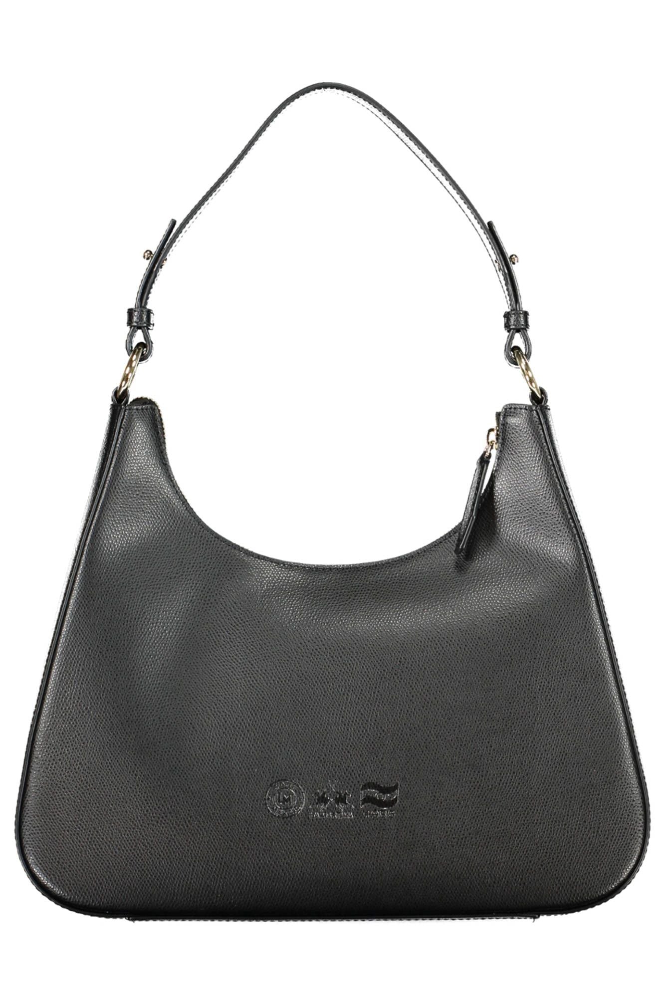 La Martina Black Leather Women Handbag - KALAJ