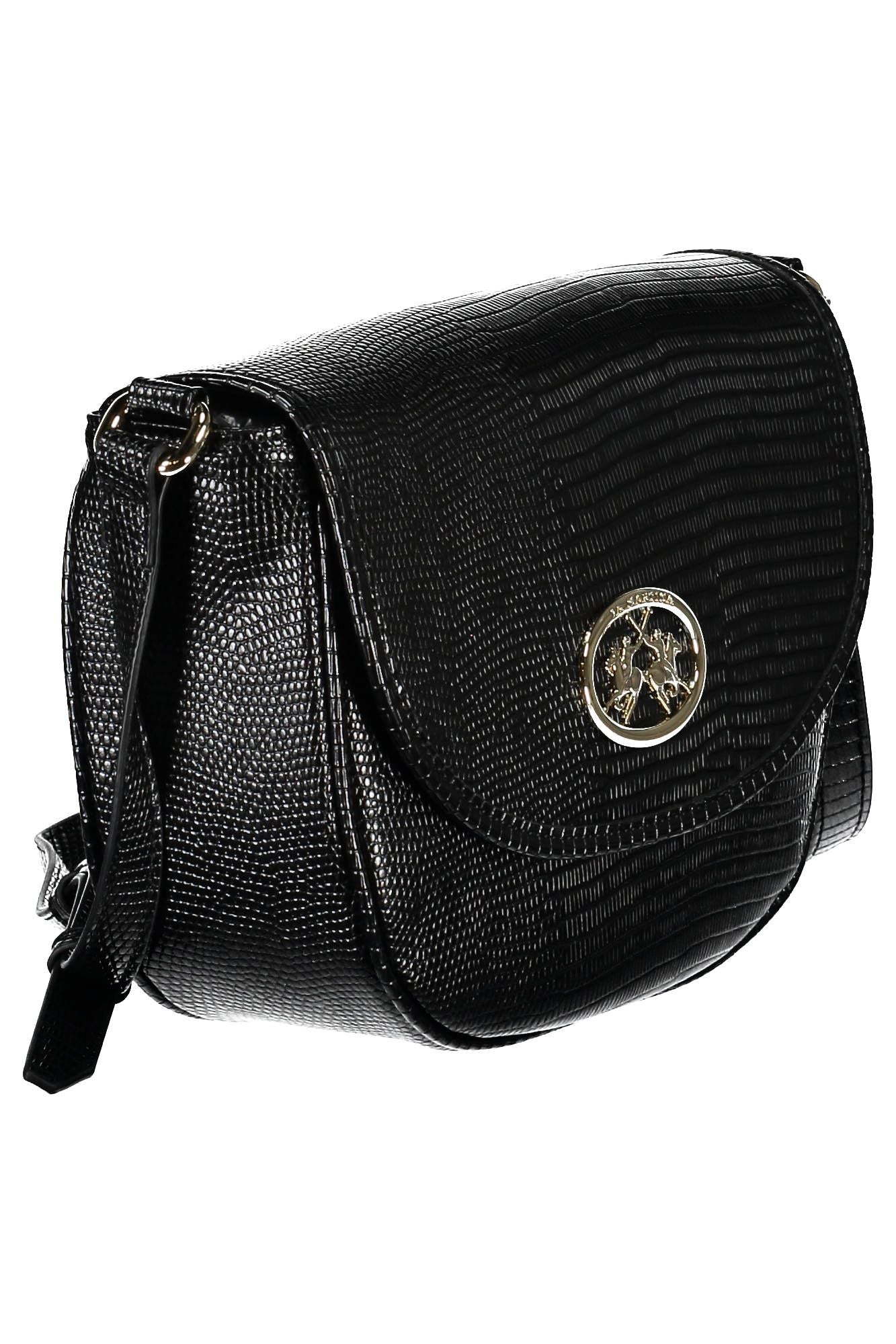 La Martina Black Polyethylene Women Handbag - KALAJ