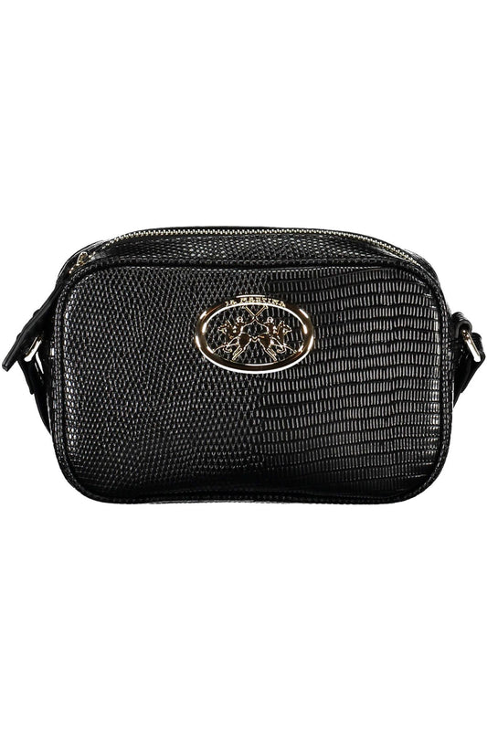 La Martina Black Polyethylene Women Handbag - KALAJ