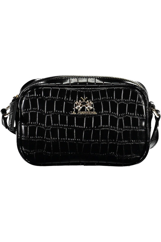 La Martina Black Polyethylene Women Handbag - KALAJ