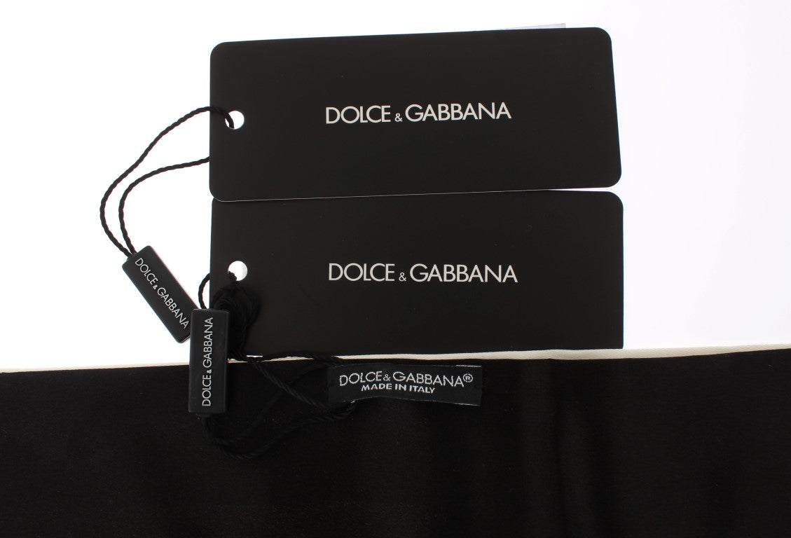 Dolce & Gabbana Exclusive White Silk Cummerbund - KALAJ