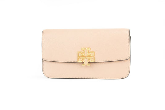 Tory Burch Britten Small Meadowsweet Leather Chain Wallet Crossbody Bag - KALAJ