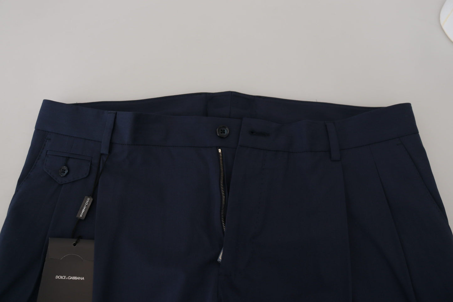 Dolce & Gabbana Chic Slim Fit Chinos in Blue