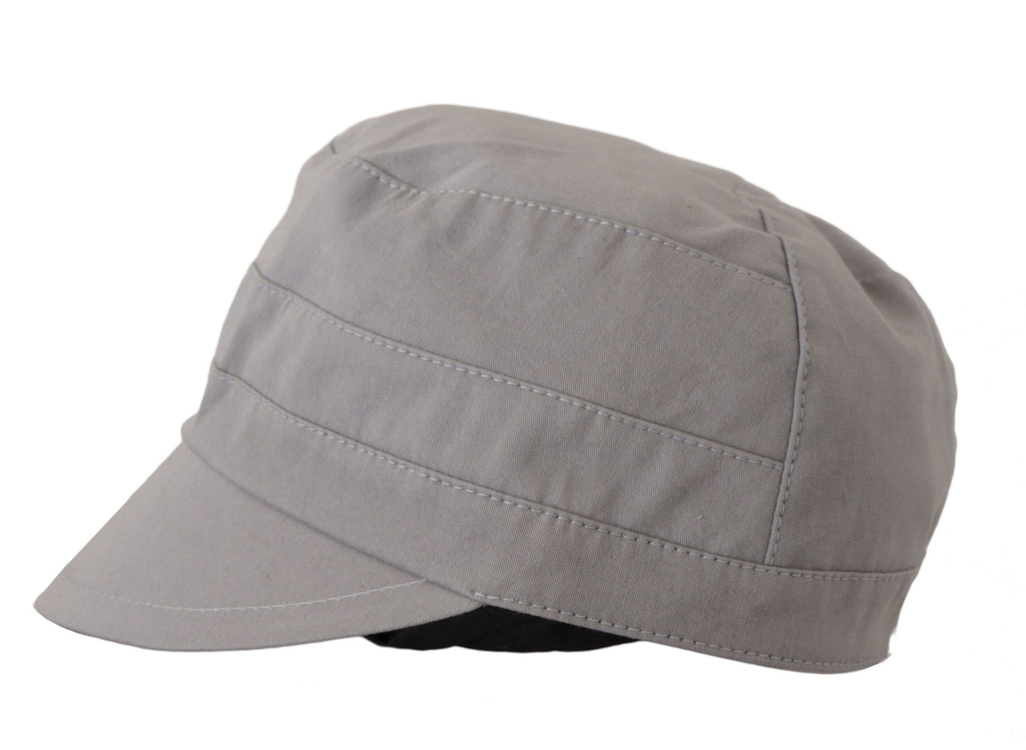 Dolce & Gabbana Elegant Gray Newsboy Cap - Classic Accessory - KALAJ