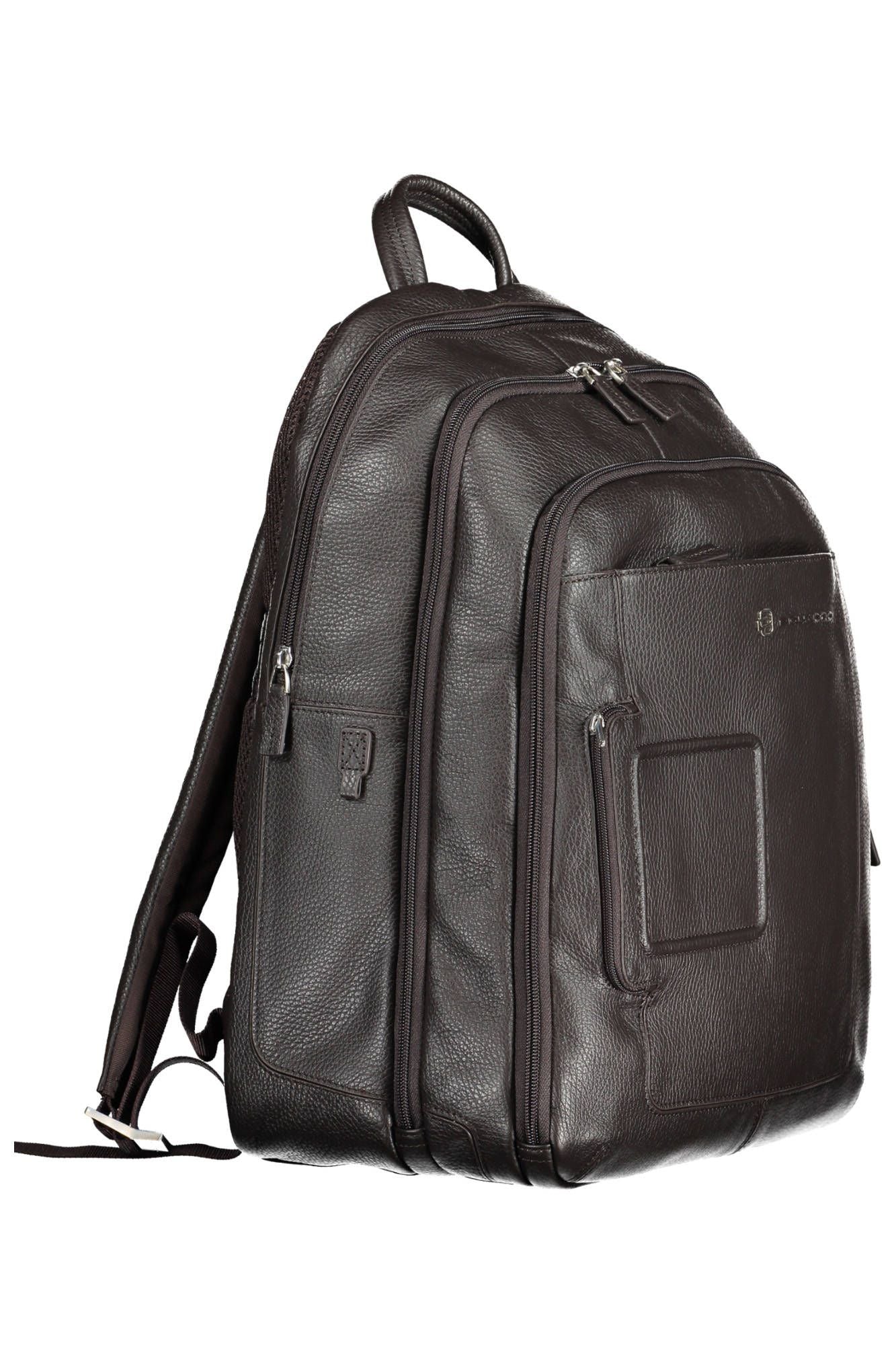 Piquadro Brown Leather Men Backpack - KALAJ