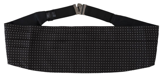 Dolce & Gabbana Elegant Silk Polka Dot Cummerbund - KALAJ