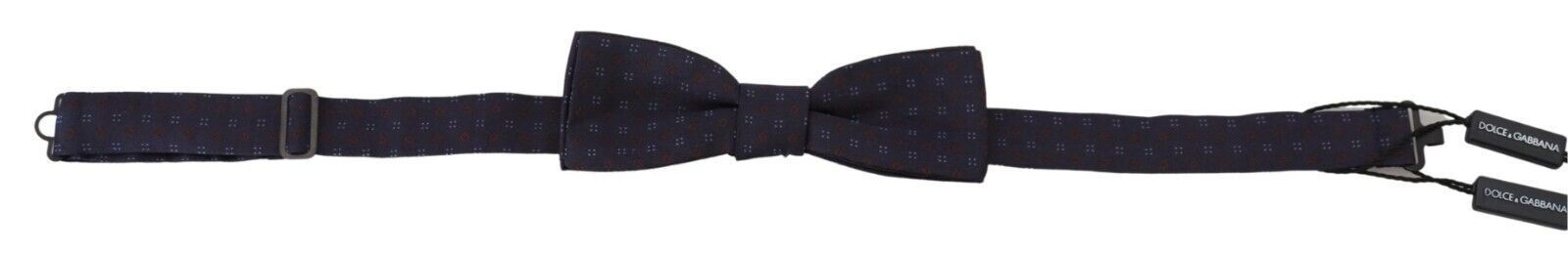 Dolce & Gabbana Elegant Silk Patterned Bow Tie - KALAJ