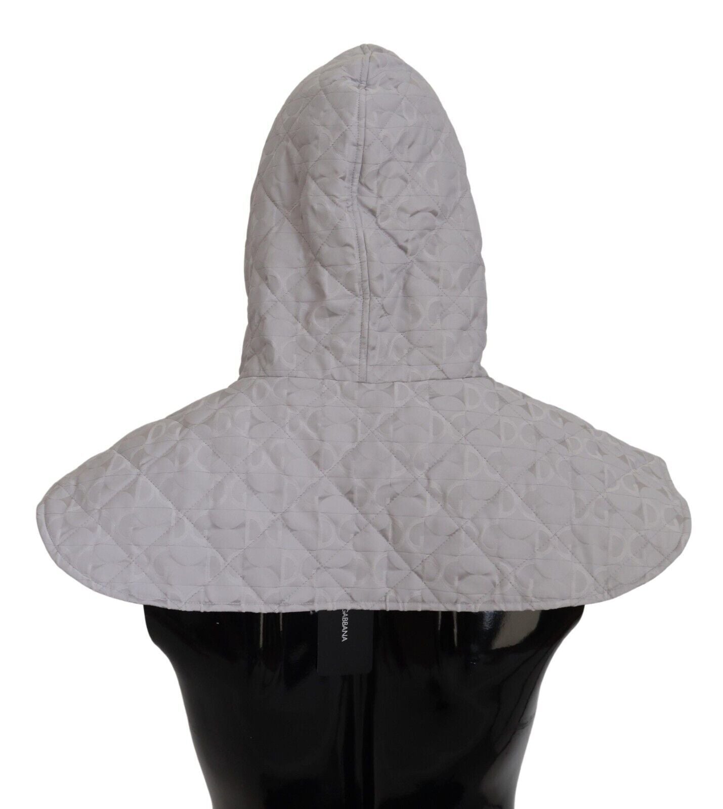 Dolce & Gabbana Elegant White Nylon Whole Head Wrap Hat - KALAJ