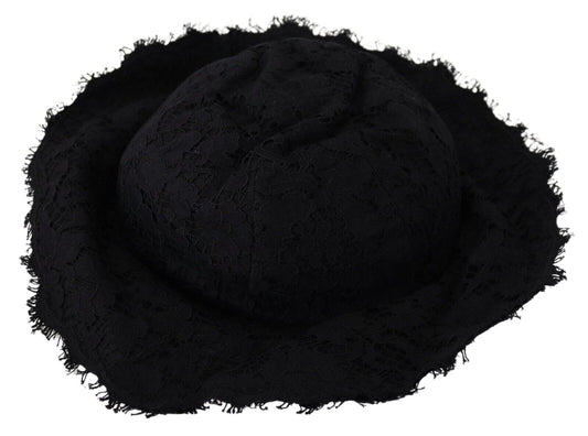 Dolce & Gabbana Elegant Sun-Ready Black Designer Hat - KALAJ