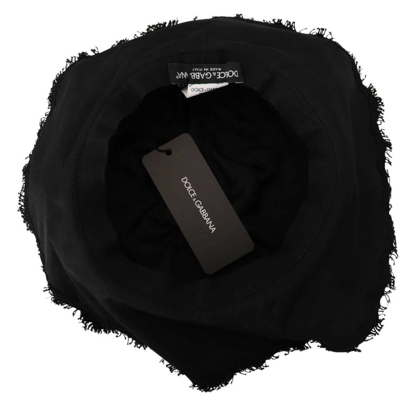 Dolce & Gabbana Elegant Sun-Ready Black Designer Hat - KALAJ