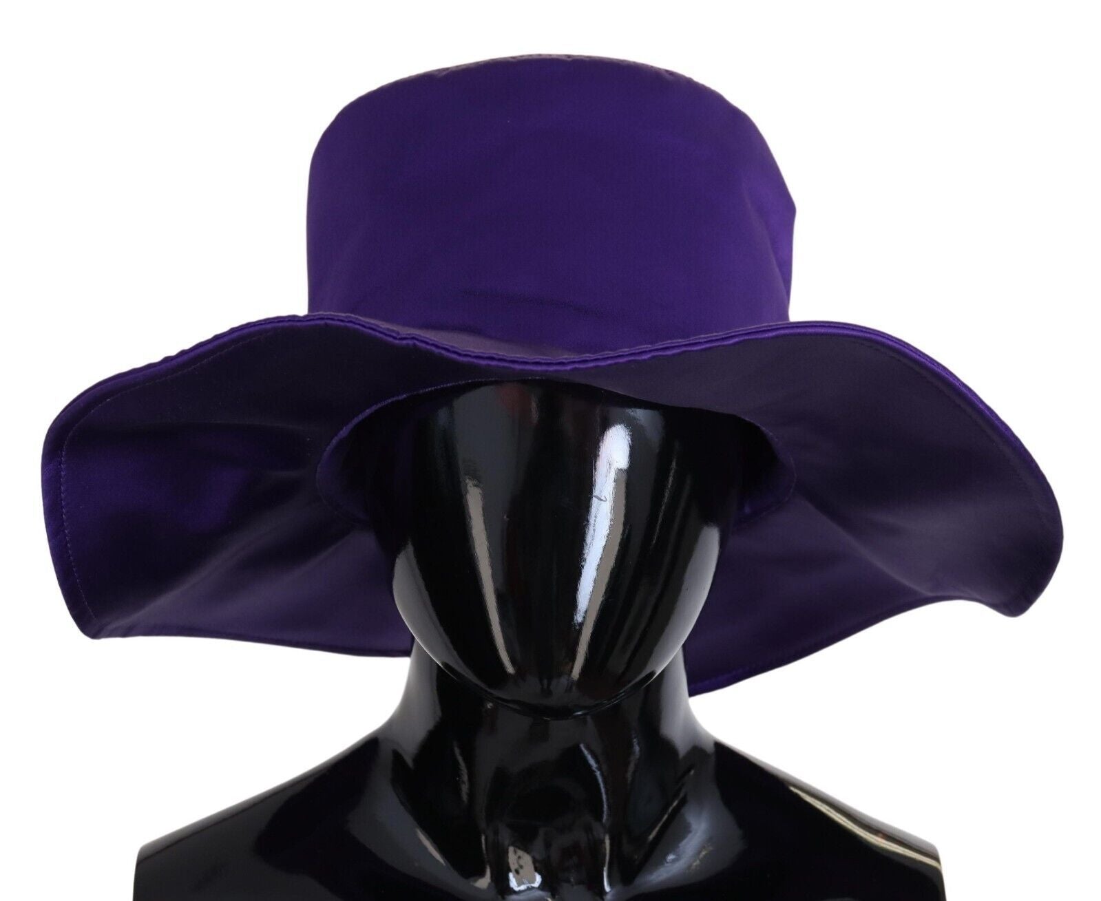 Dolce & Gabbana Elegant Purple Silk Top Hat - KALAJ