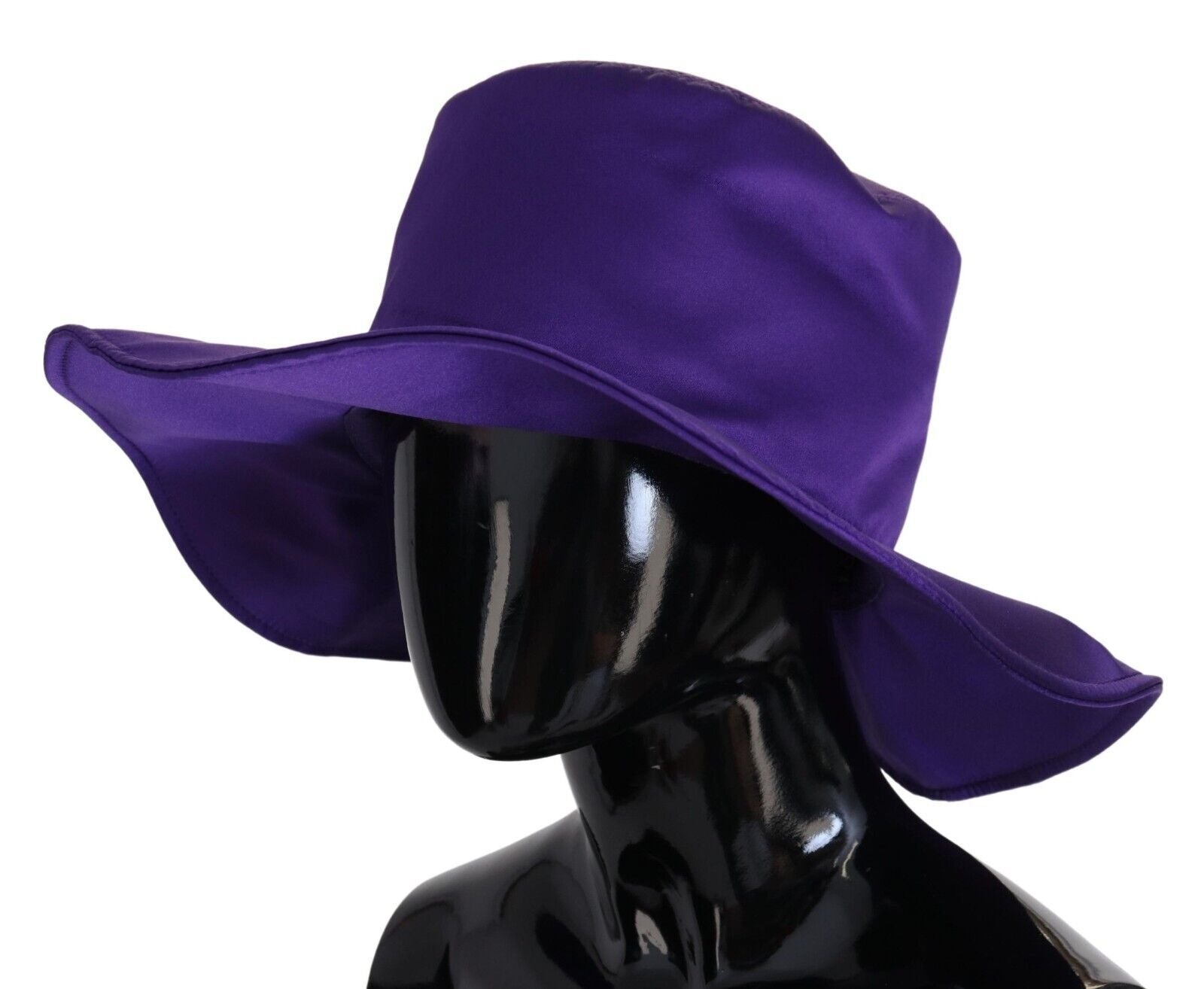 Dolce & Gabbana Elegant Purple Silk Top Hat - KALAJ