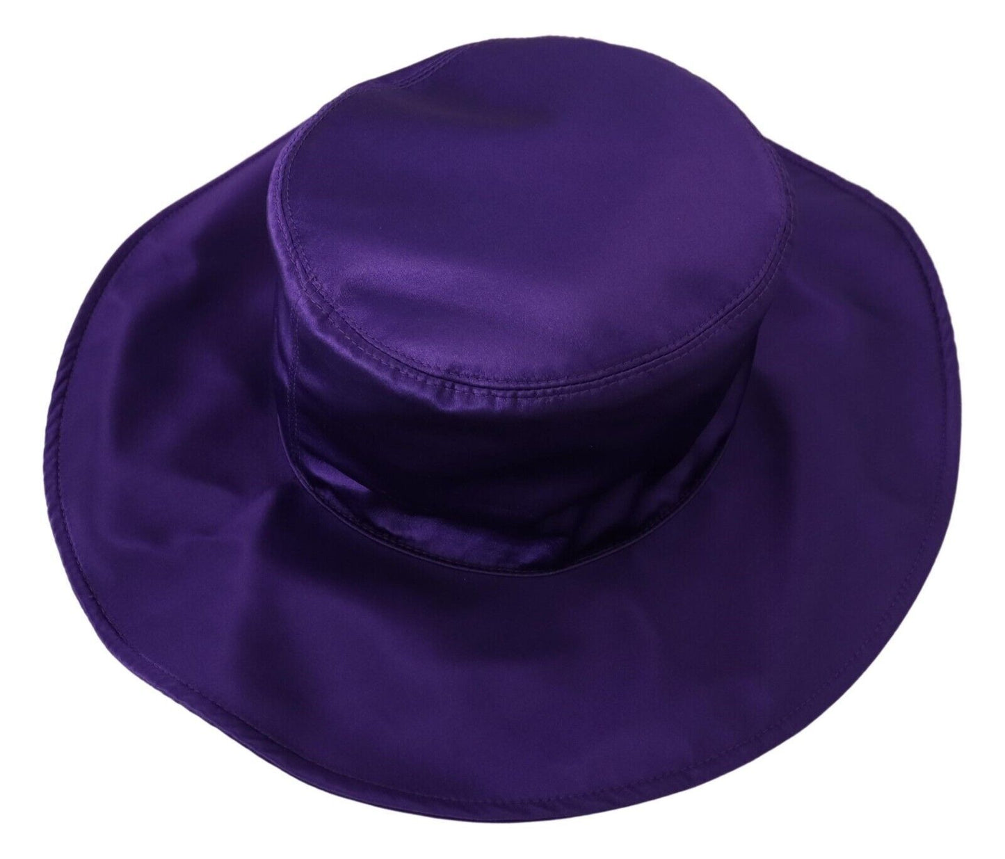 Dolce & Gabbana Elegant Purple Silk Top Hat - KALAJ