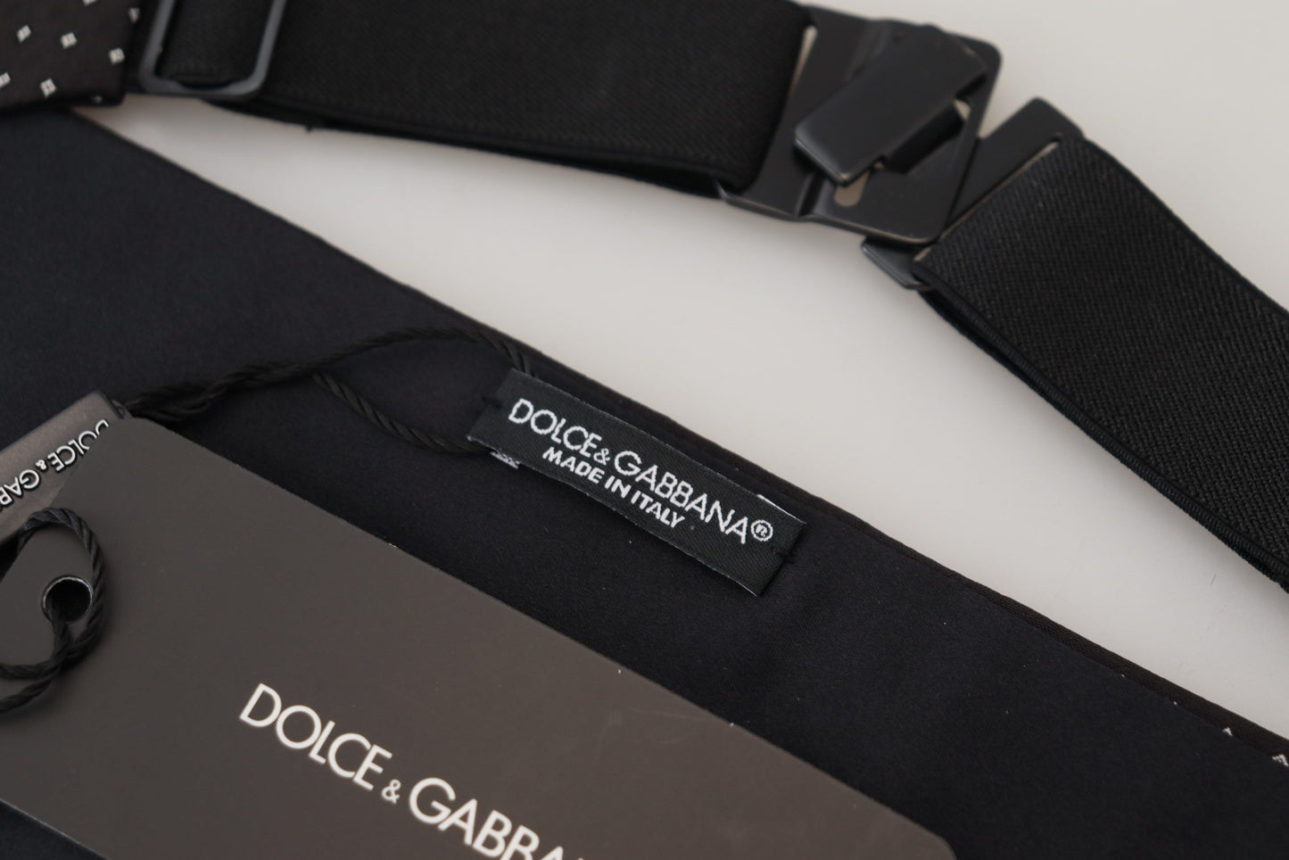 Dolce & Gabbana Elegant Silk Polka Dot Cummerbund - KALAJ