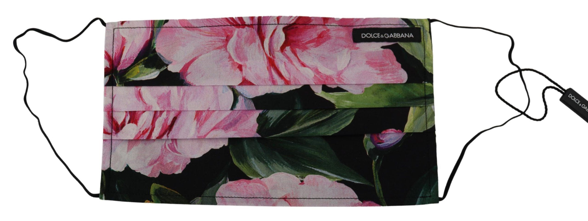 Dolce & Gabbana Chic Floral Cotton Face Mask - KALAJ