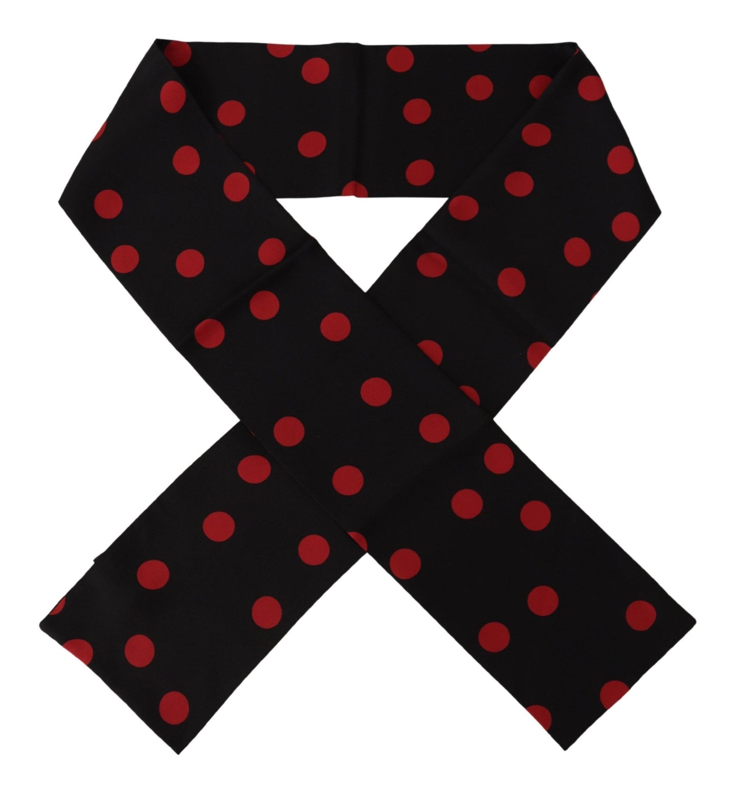 Dolce & Gabbana Elegant Silk Polka Dot Men's Scarf - KALAJ