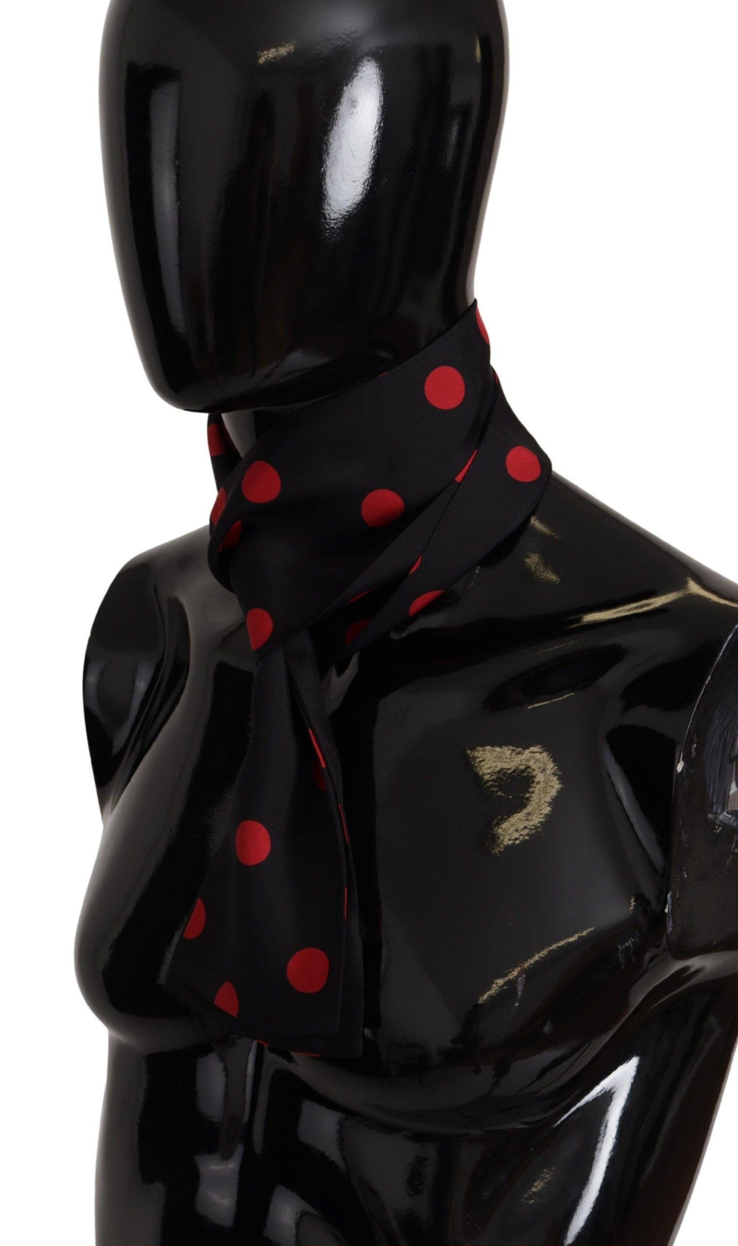 Dolce & Gabbana Elegant Silk Polka Dot Men's Scarf - KALAJ