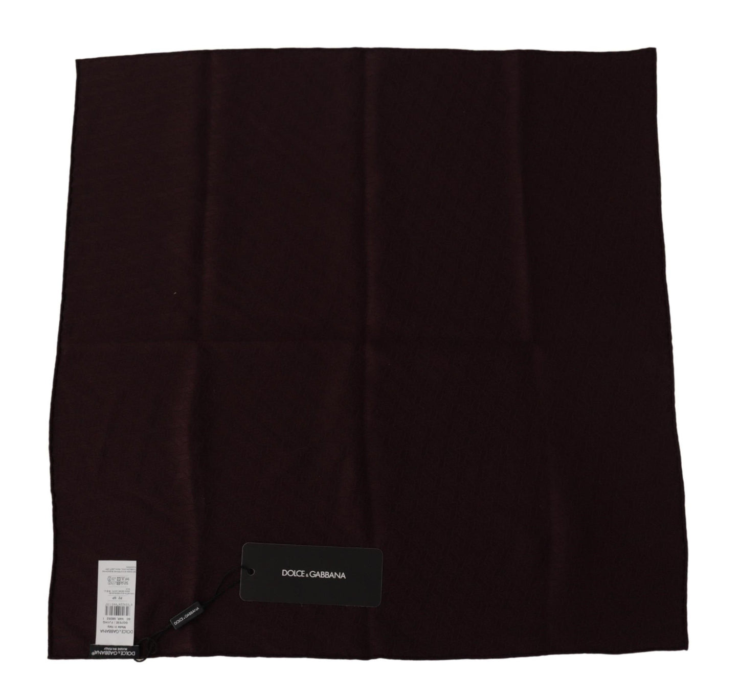 Dolce & Gabbana Elegant Silk Square Men's Scarf - KALAJ