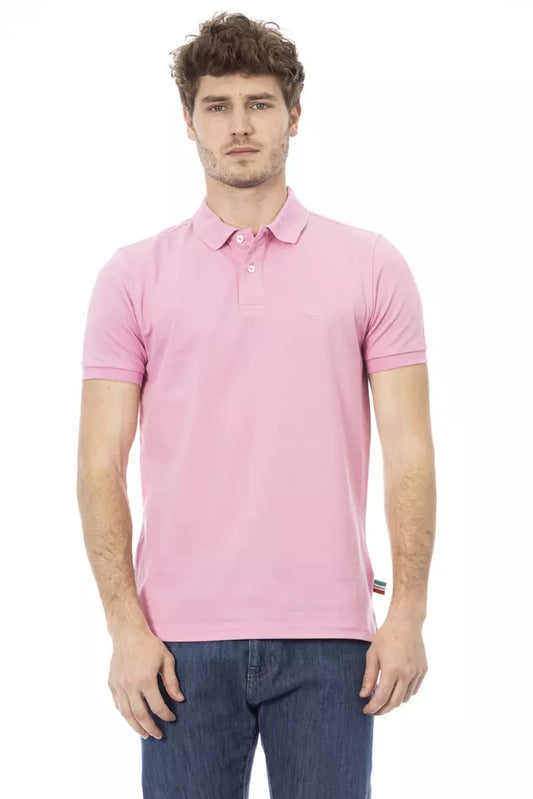 Baldinini Trend Multicolor Cotton Men Polo Shirt