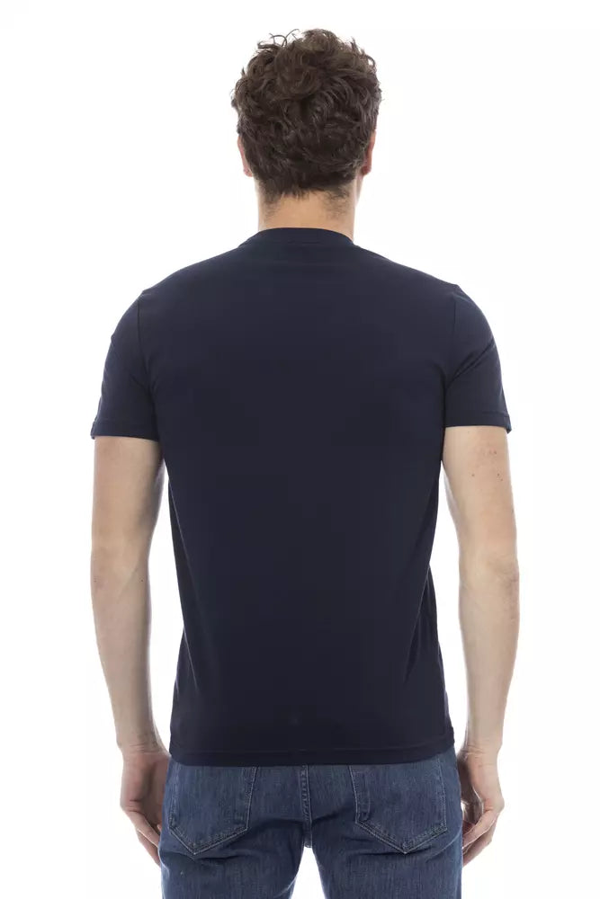 Baldinini Trend Blue Cotton Men T-Shirt