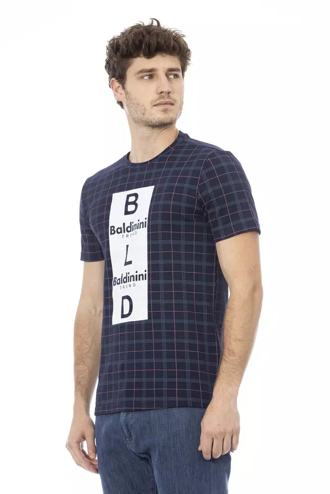 Baldinini Trend Blue Cotton T-Shirt