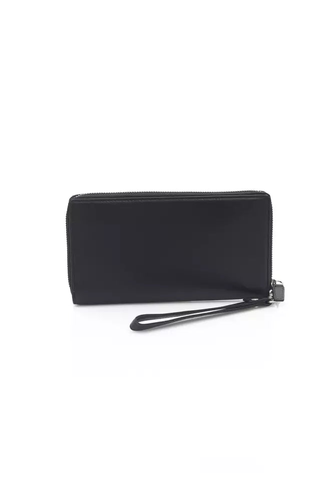 Automobili Lamborghini Black Calf Leather Men Wallet - KALAJ