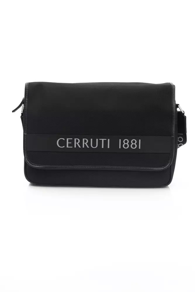 Cerruti 1881 Black Nylon Men Messenger Bag - KALAJ