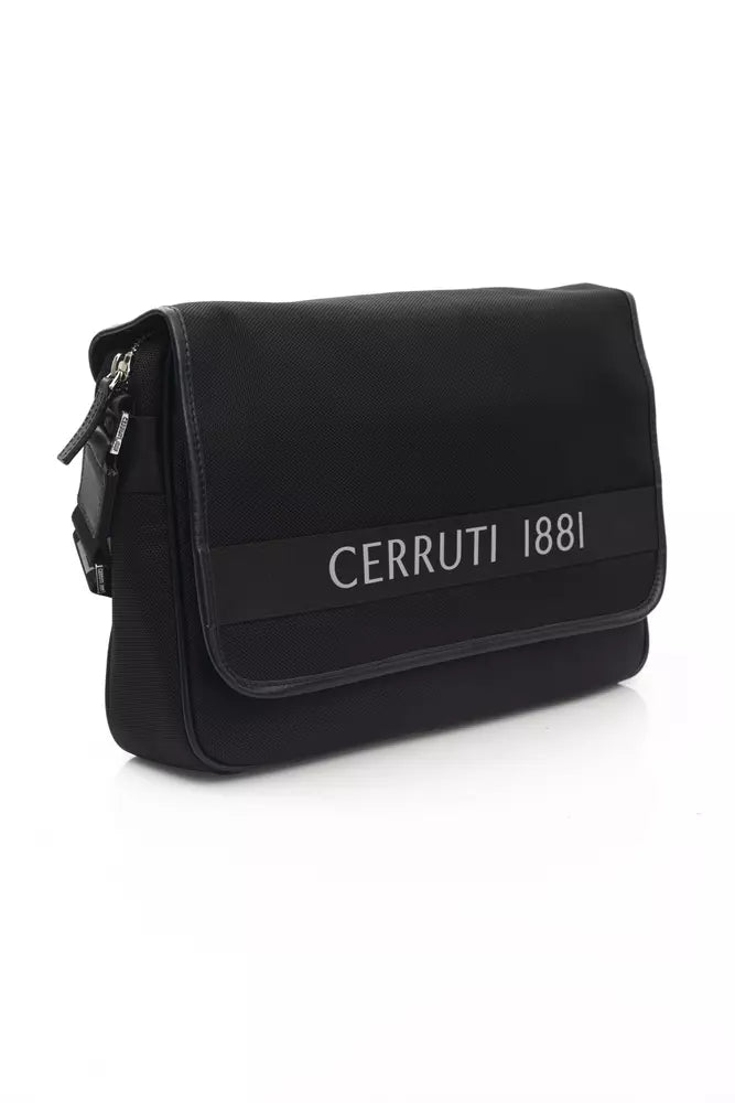 Cerruti 1881 Black Nylon Men Messenger Bag - KALAJ