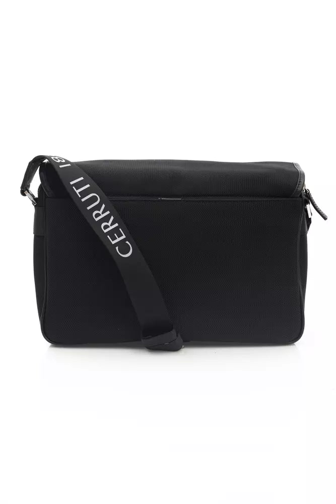 Cerruti 1881 Black Nylon Men Messenger Bag - KALAJ