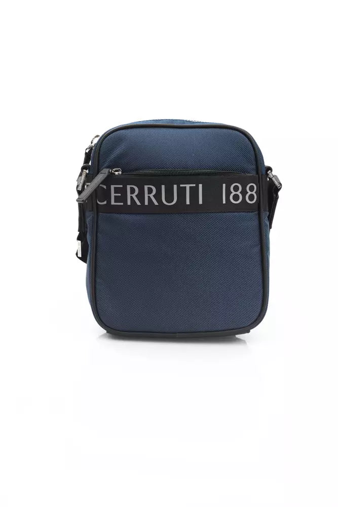 Cerruti 1881 Blue Nylon Men Messenger Bag - KALAJ