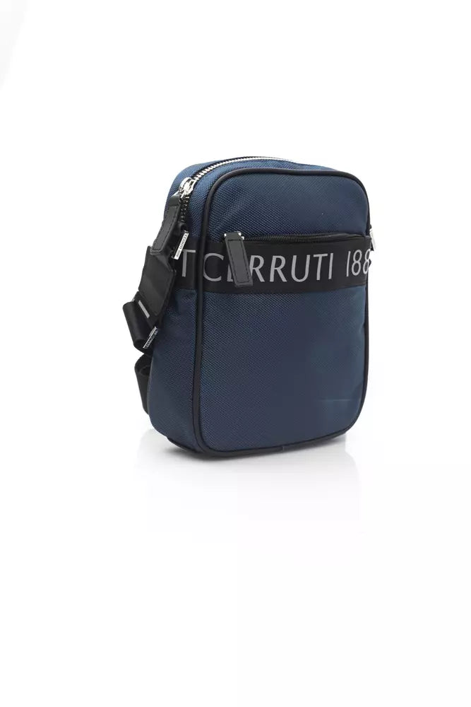 Cerruti 1881 Blue Nylon Men Messenger Bag - KALAJ