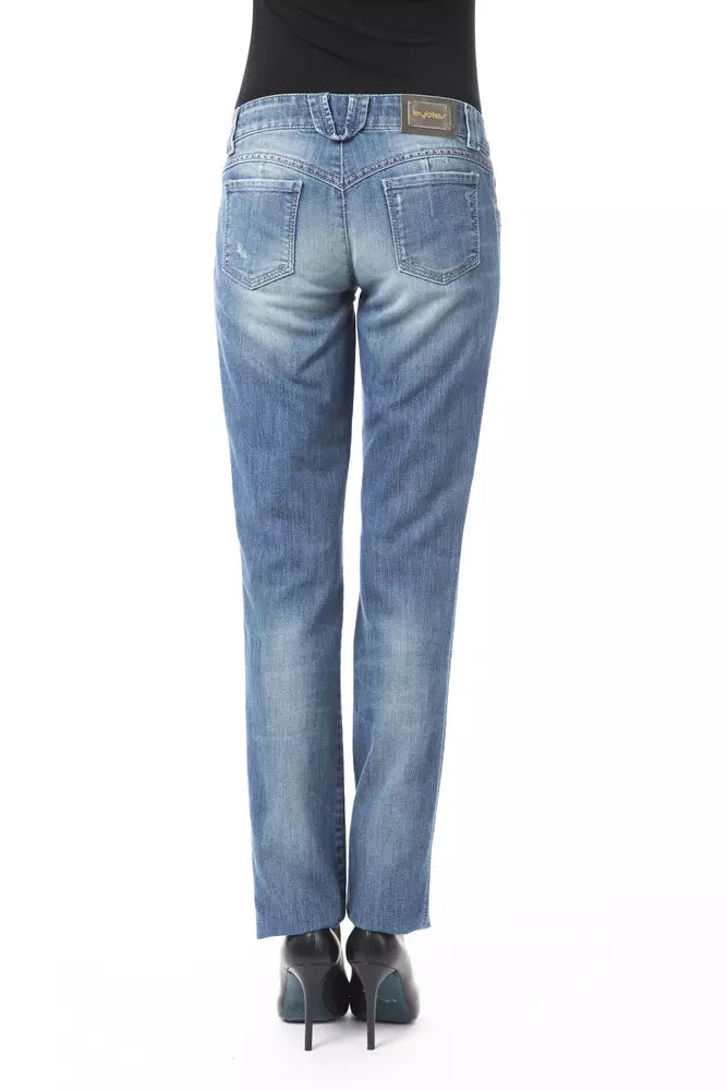 BYBLOS Blue Cotton Women Jean