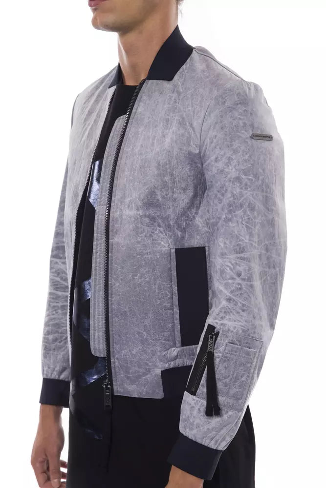 Nicolo Tonetto Gray Polyester Jackets & Coat
