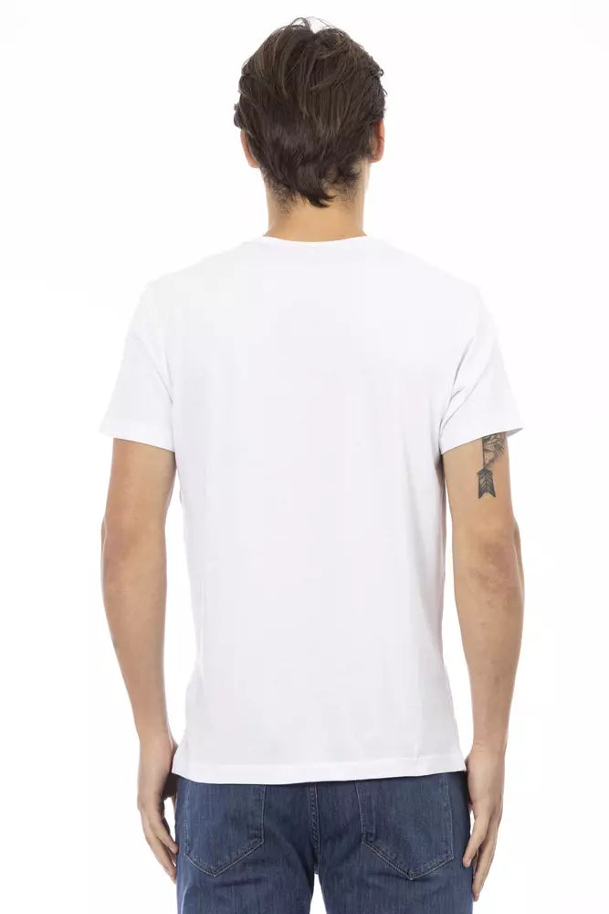 Trussardi Action White Cotton Men's T-Shirt