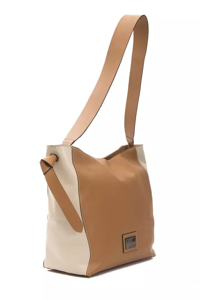 Pompei Donatella Brown Leather Women Shoulder Bag - KALAJ