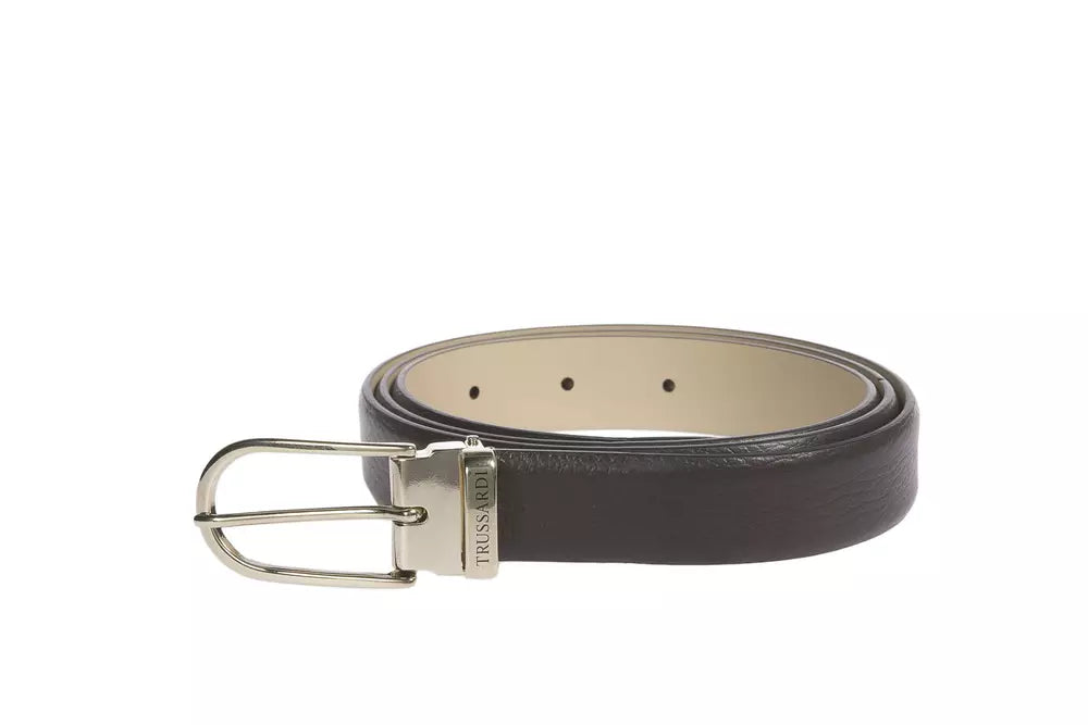 Trussardi Brown Leather Women Belt - KALAJ