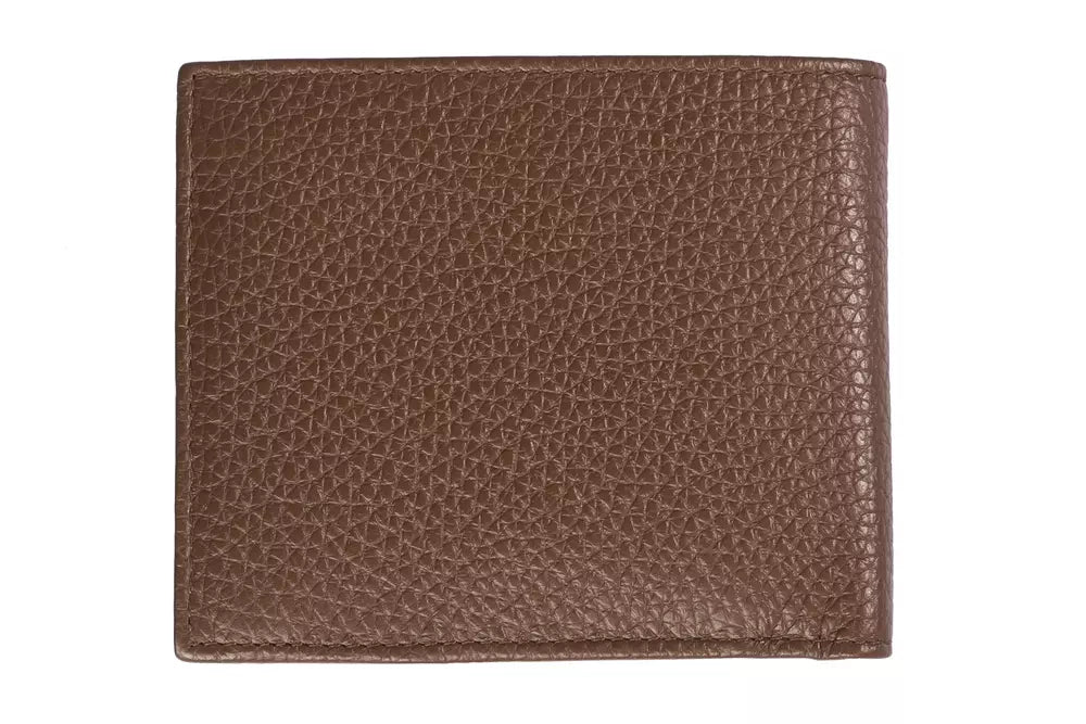 Trussardi Brown Leather Men's Wallet - KALAJ