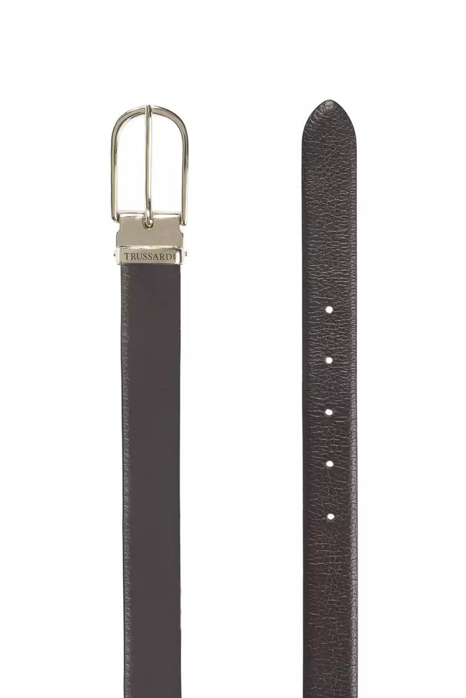 Trussardi Brown Leather Women Belt - KALAJ