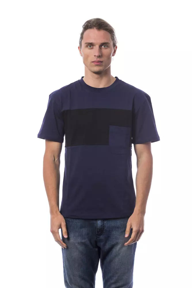 Verri Blue Cotton T-Shirt