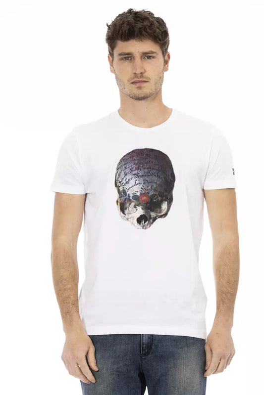 Trussardi Action White Cotton T-Shirt