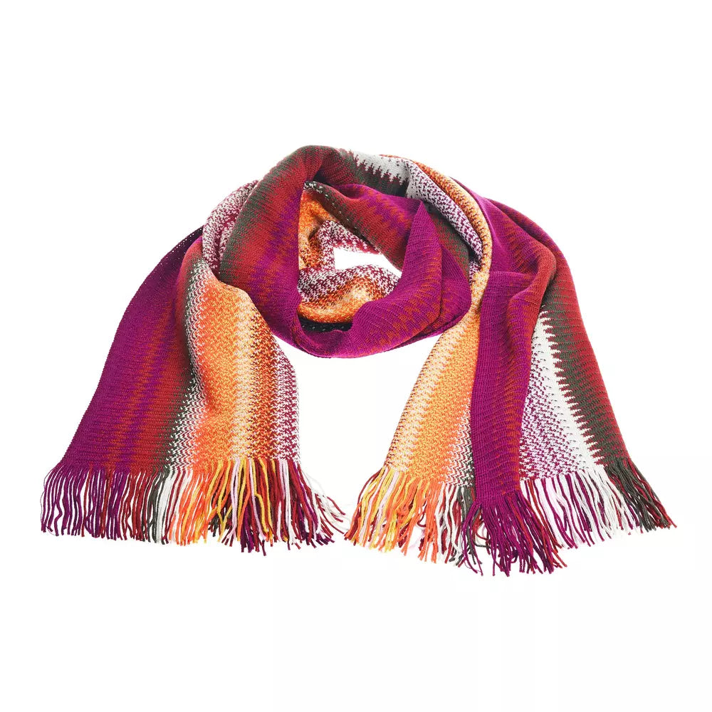 Missoni Multicolor Wool Men Scarf - KALAJ